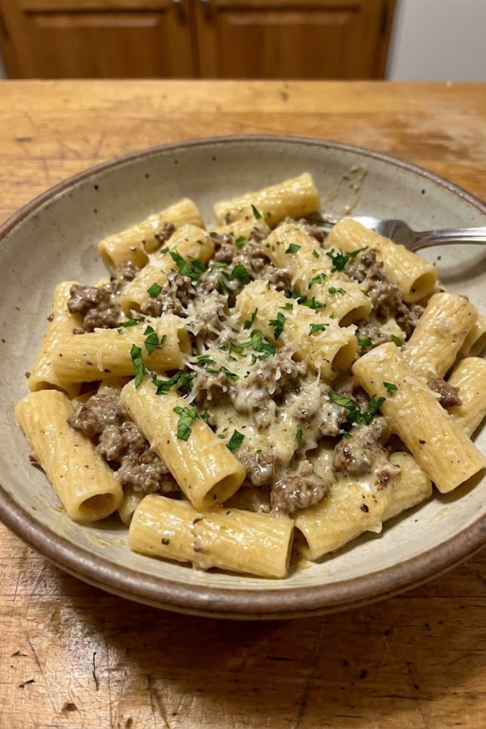 The Ultimate Creamy Parmesan Beef Rigatoni Recipe for 2026 1 1 1