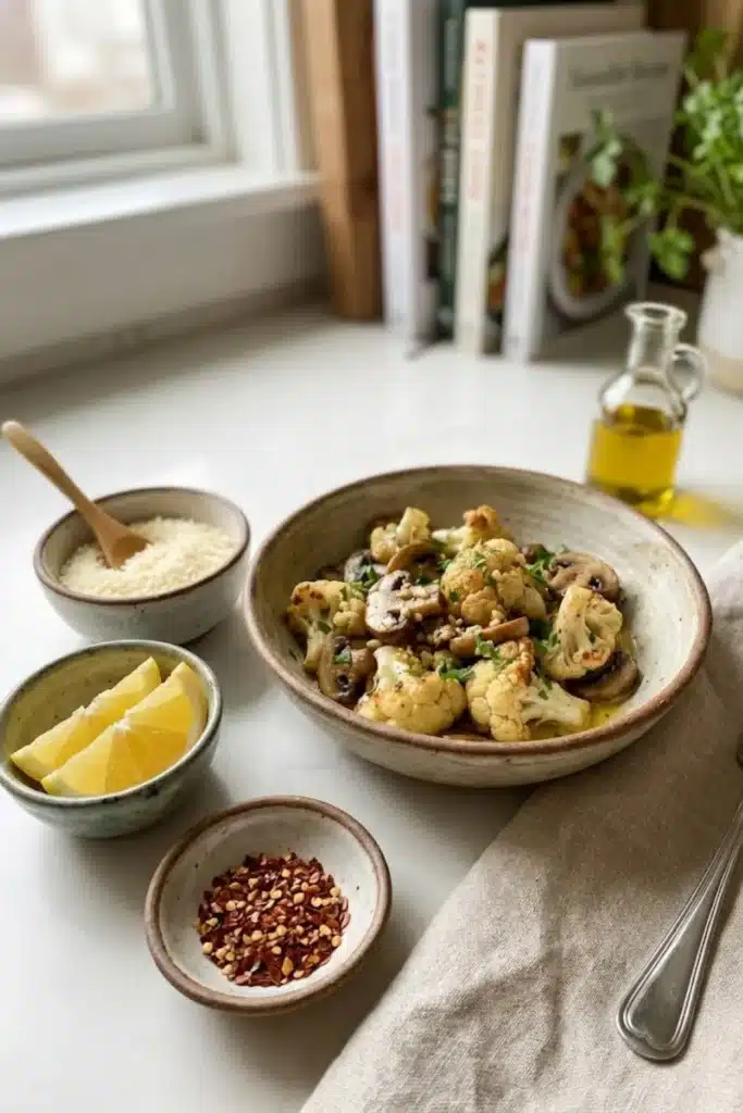 Garlic Butter Mushrooms and Cauliflower: A 2026 Low-Carb Sensation 6 6 3