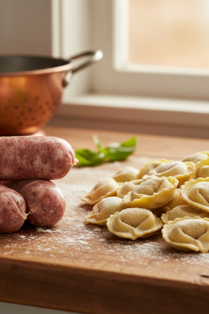 The Best Creamy Mozzarella Sausage Spinach Tomato Tortellini Recipe for 2026 2 Article Image Size 2025 12 18T165913.699