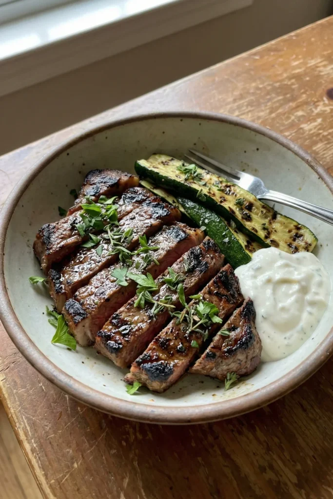 The Ultimate Grilled Steak Bowl with Creamy Sauce & Grilled Zucchini (2026 Recipe) 1 Article Image Size 6