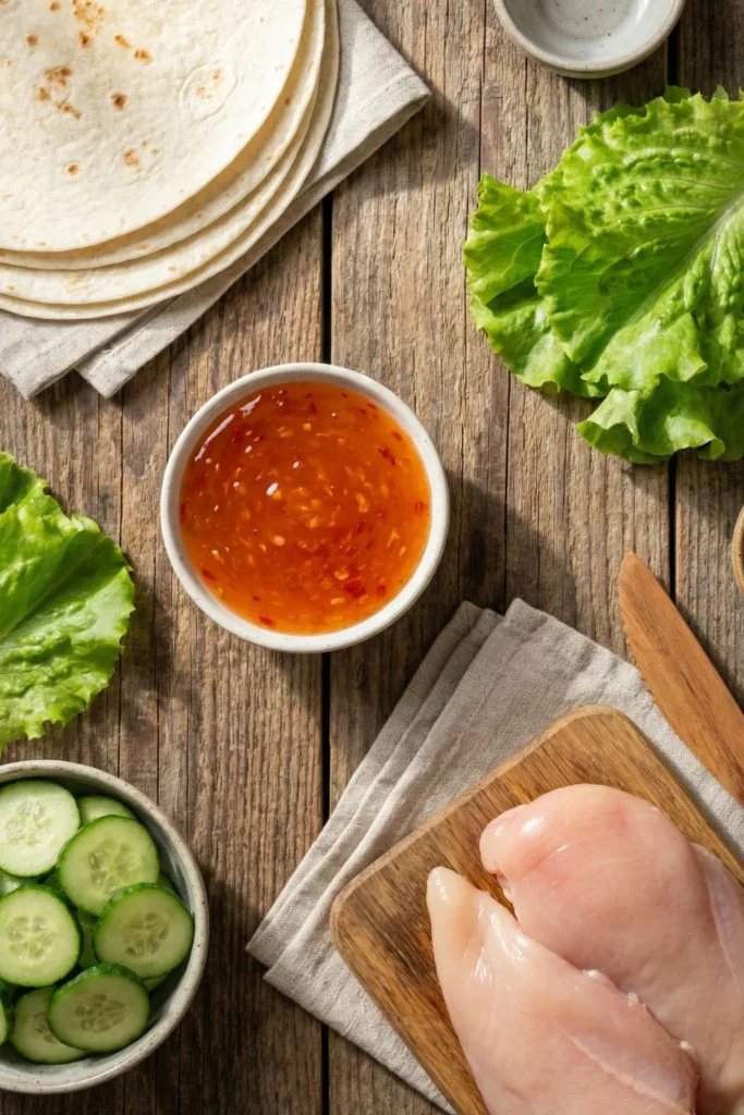 Crispy Sweet Chili Chicken Wraps Recipe: The Ultimate 15-Minute Lunch (2026 Edition) 2 Article Image Size 81 1
