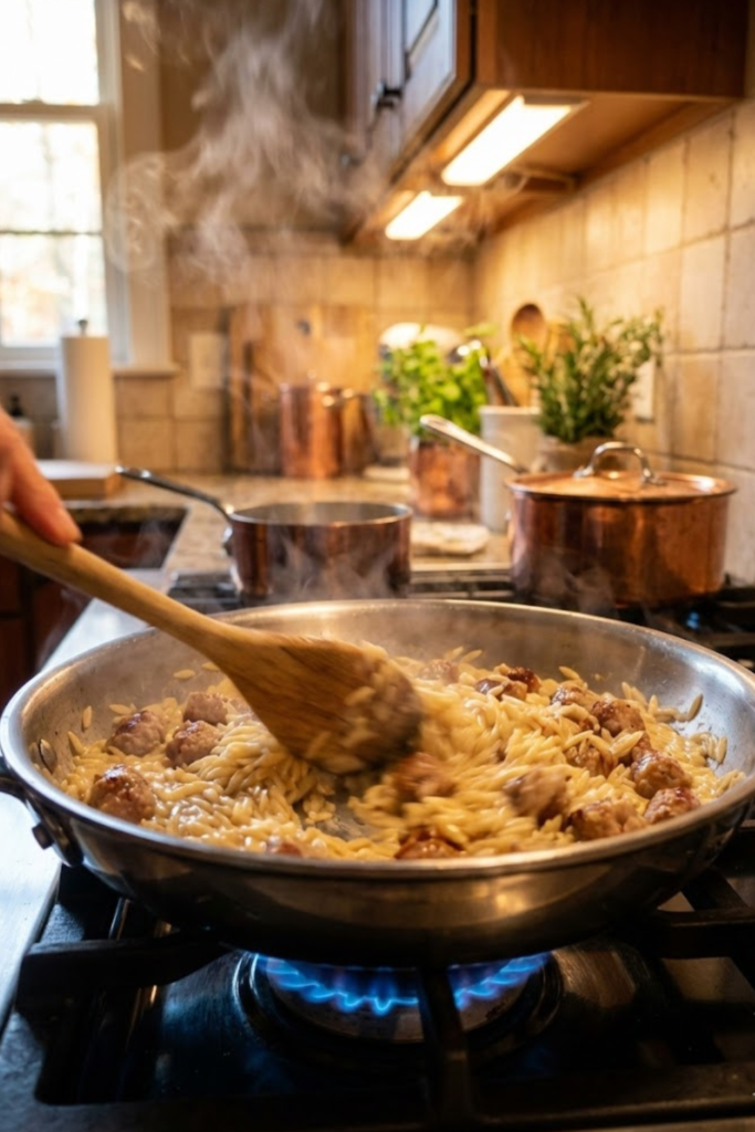 One-Pan Wonder: Creamy Chicken Sausage Broccoli Orzo (2026 Recipe) 3 Article Images 2 6