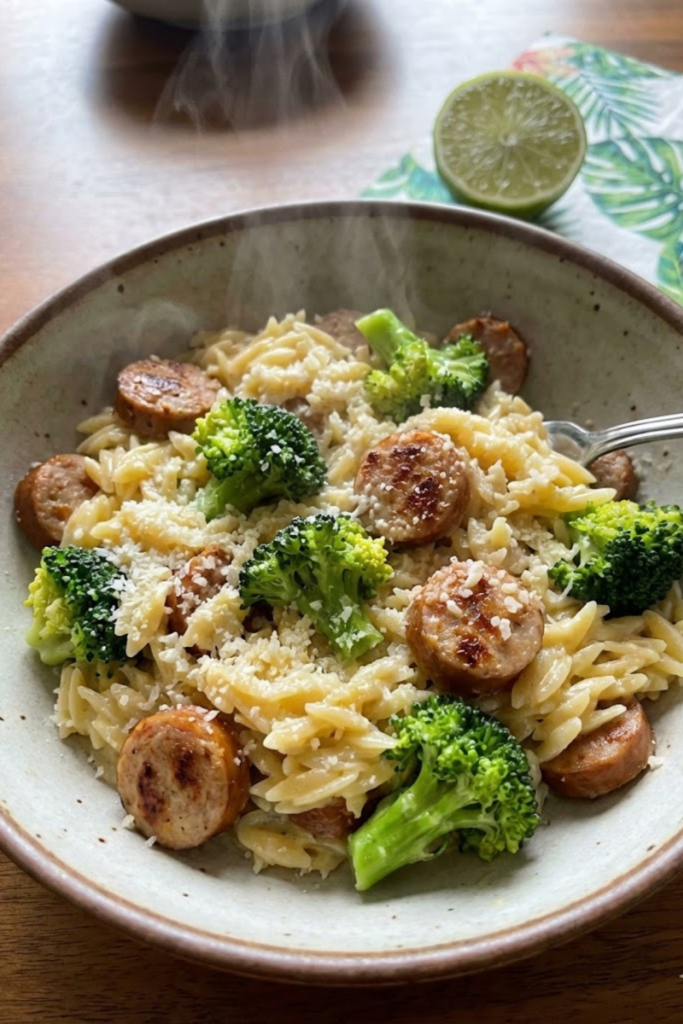 One-Pan Wonder: Creamy Chicken Sausage Broccoli Orzo (2026 Recipe) 1 Article Images 22