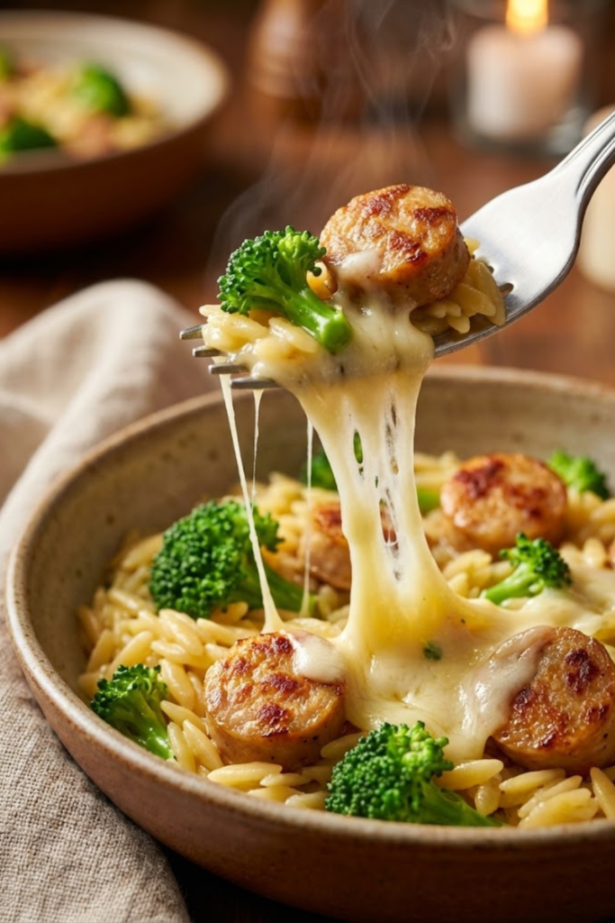 One-Pan Wonder: Creamy Chicken Sausage Broccoli Orzo (2026 Recipe) 4 Article Images 3 6