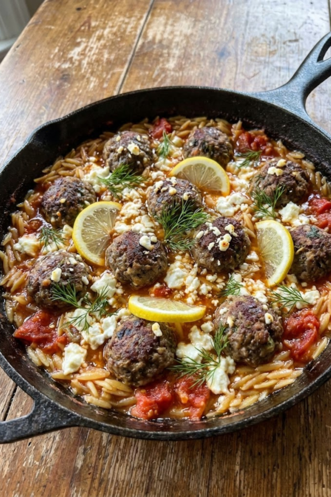 The Ultimate Greek Meatballs and Orzo Skillet Recipe (2026 Edition) 1 Article Images 30