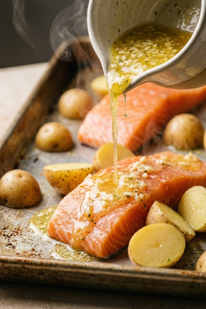 One Pan Lemon Butter Salmon and Potatoes: The Ultimate 2026 Weeknight Dinner 4 Article Images 3 4