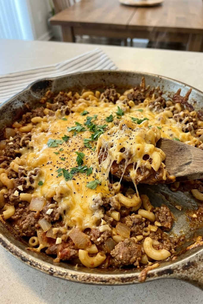 One-Pot Cheesy Ground Beef Pasta Skillet: The Ultimate Quick Family Dinner Recipe for 2026 1 Untitled Design 125