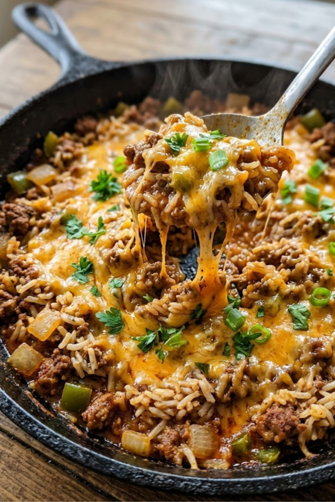 The Absolute Best One Pot Cheesy Ground Beef and Rice Skillet Easy Recipe for 2026 1 Untitled Design 130
