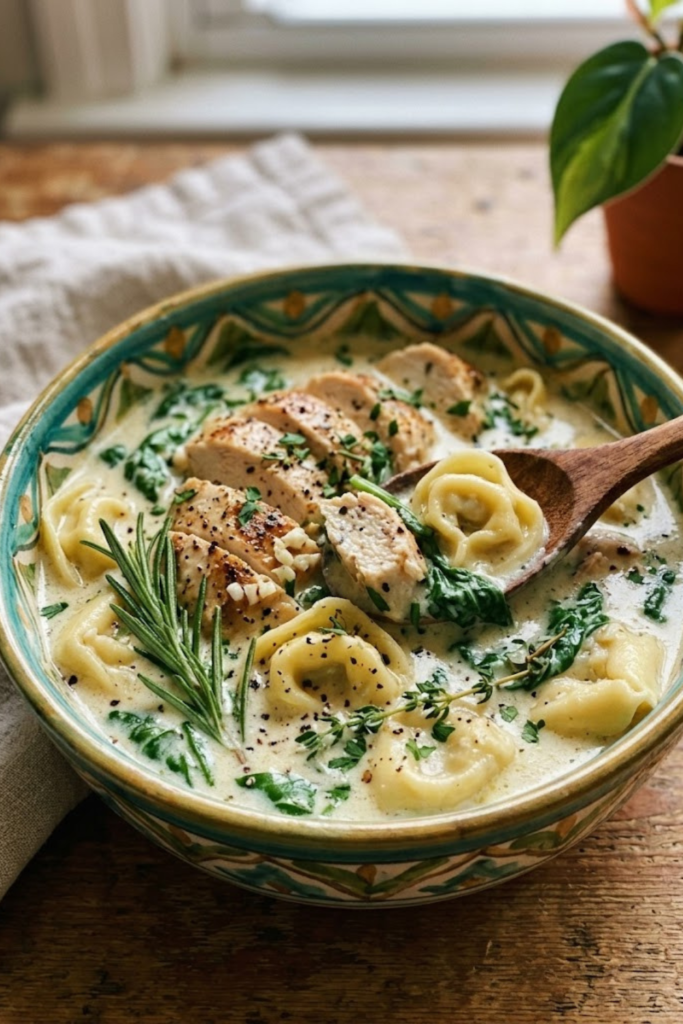 The Best Creamy Chicken Tortellini Soup with Garlic and Herbs Recipe for 2026 1 Untitled Design 131