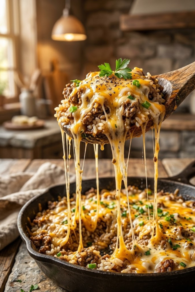 The Absolute Best One Pot Cheesy Ground Beef and Rice Skillet Easy Recipe for 2026 4 Untitled Design 3 123