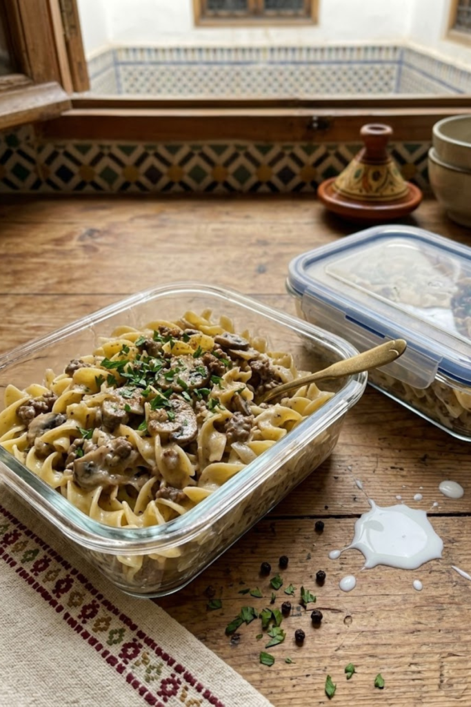 20-Minute Creamy Ground Beef Stroganoff Pasta: The Ultimate 2026 Comfort Meal 5 Untitled Design 4 25