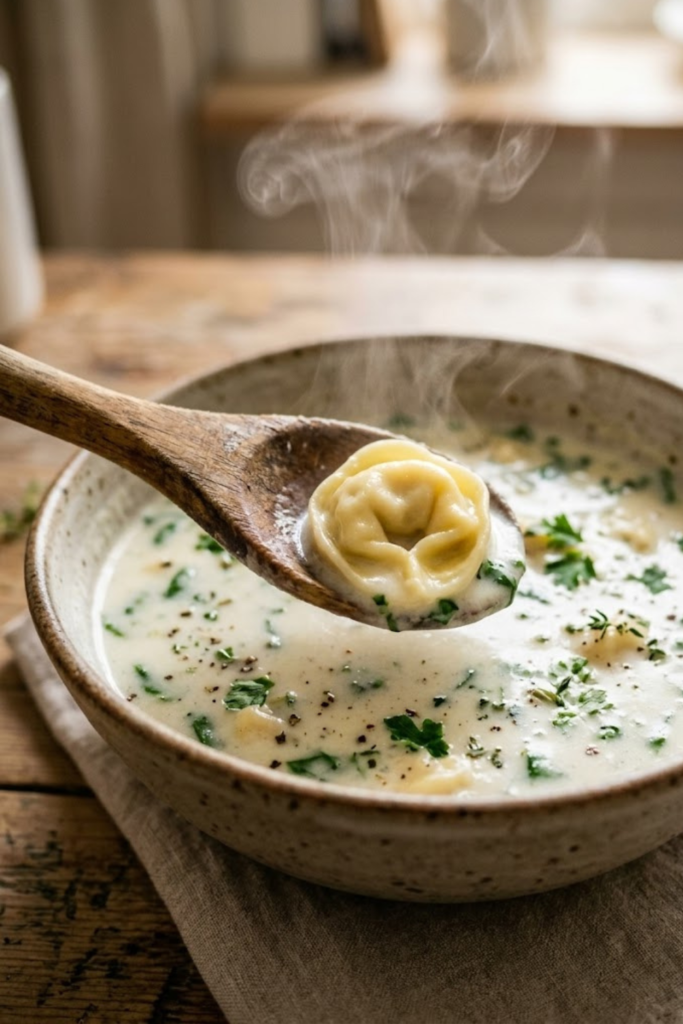 The Best Creamy Chicken Tortellini Soup with Garlic and Herbs Recipe for 2026 5 Untitled Design 4 94
