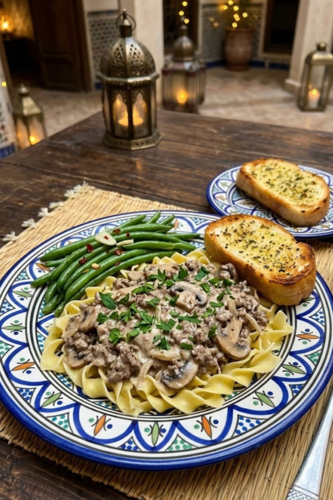 20-Minute Creamy Ground Beef Stroganoff Pasta: The Ultimate 2026 Comfort Meal 6 Untitled Design 5 8