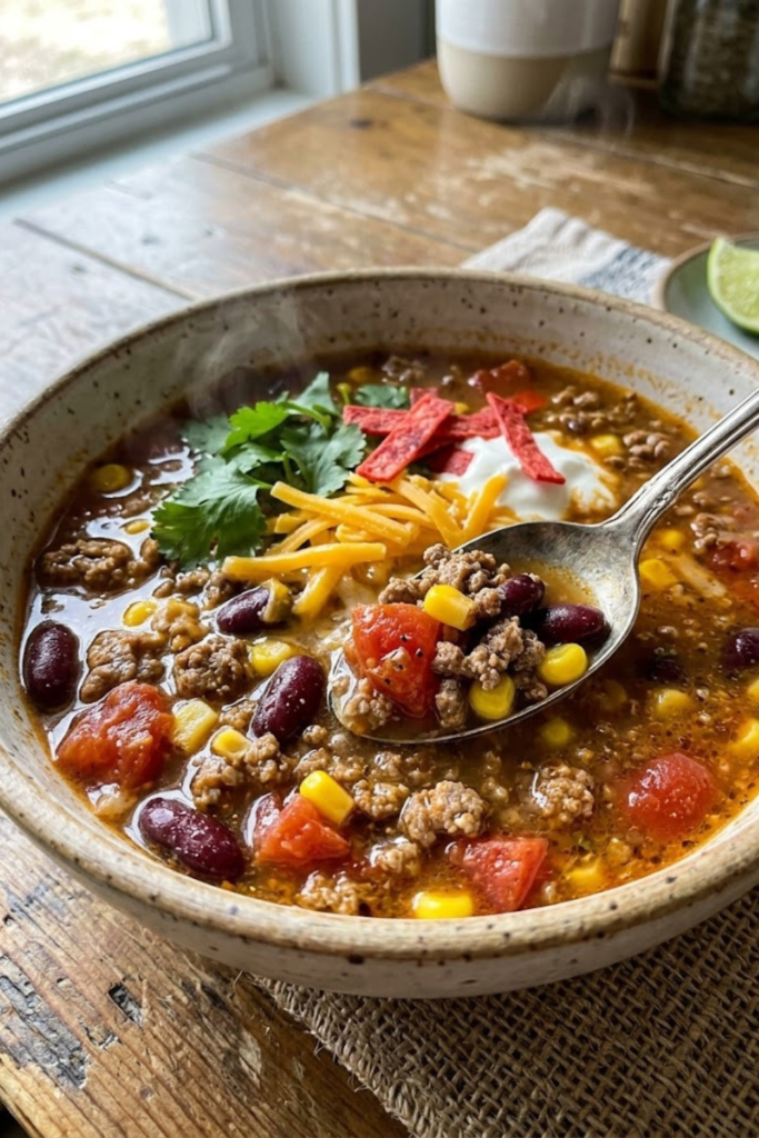 The Absolute Best Ground Beef Taco Soup Recipe for a Cozy 2026 Dinner 1 Untitled Design 85