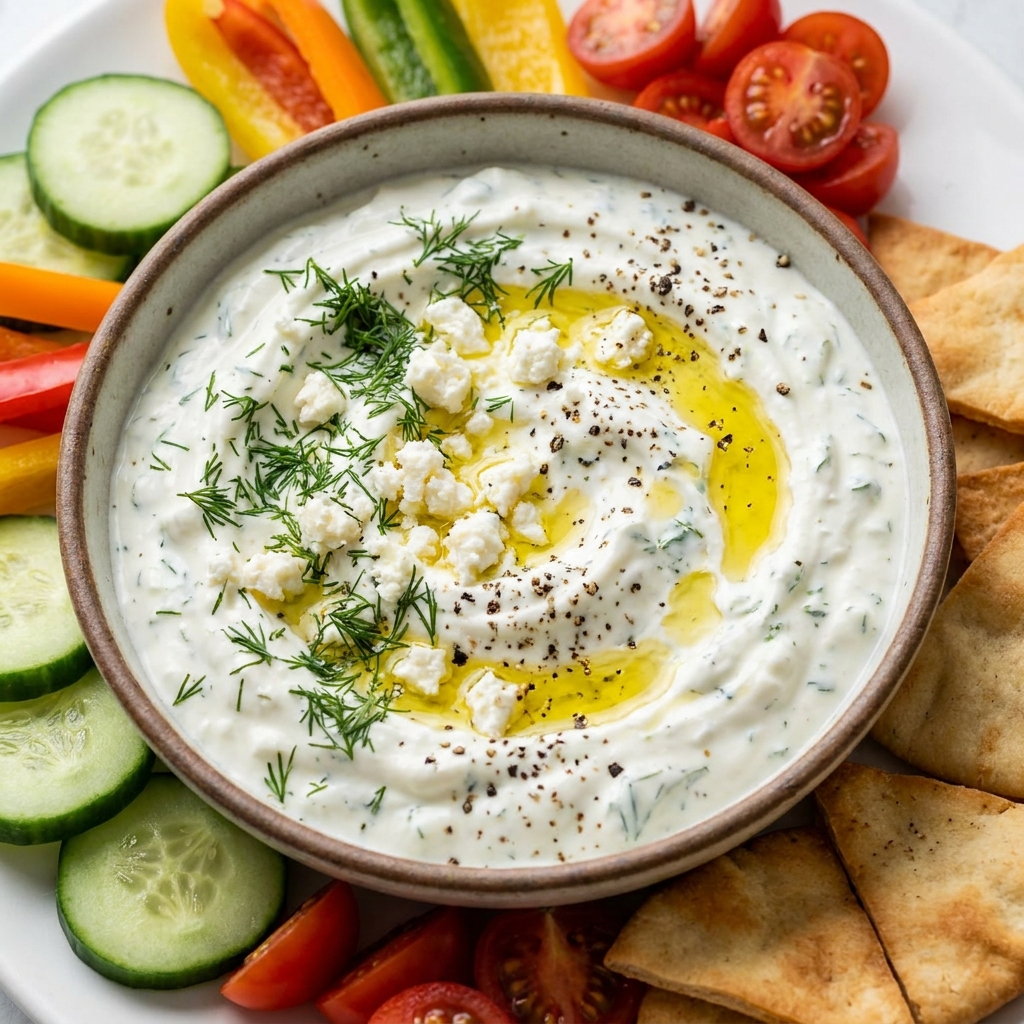 Savory Greek yogurt dip