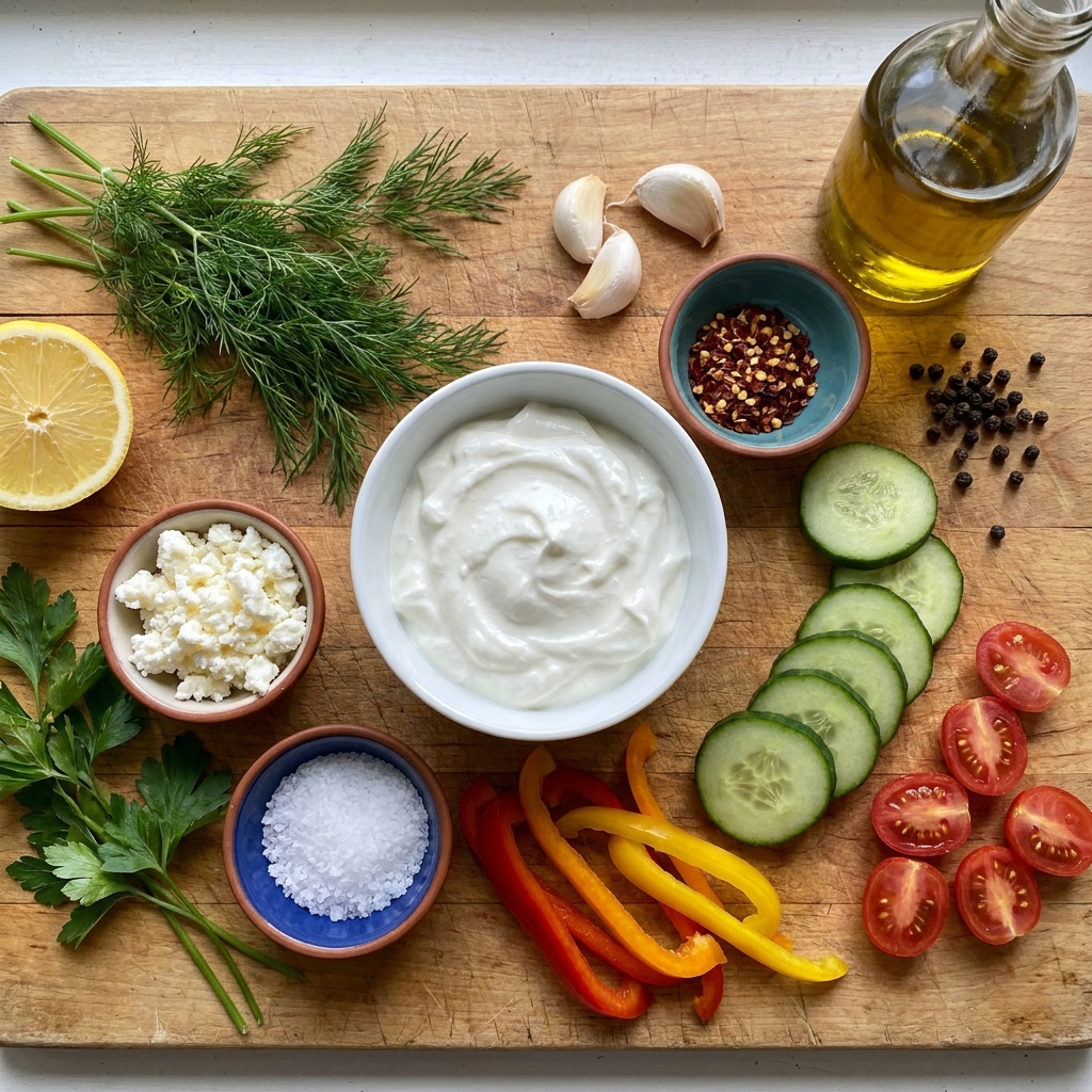 Savory Greek yogurt dip