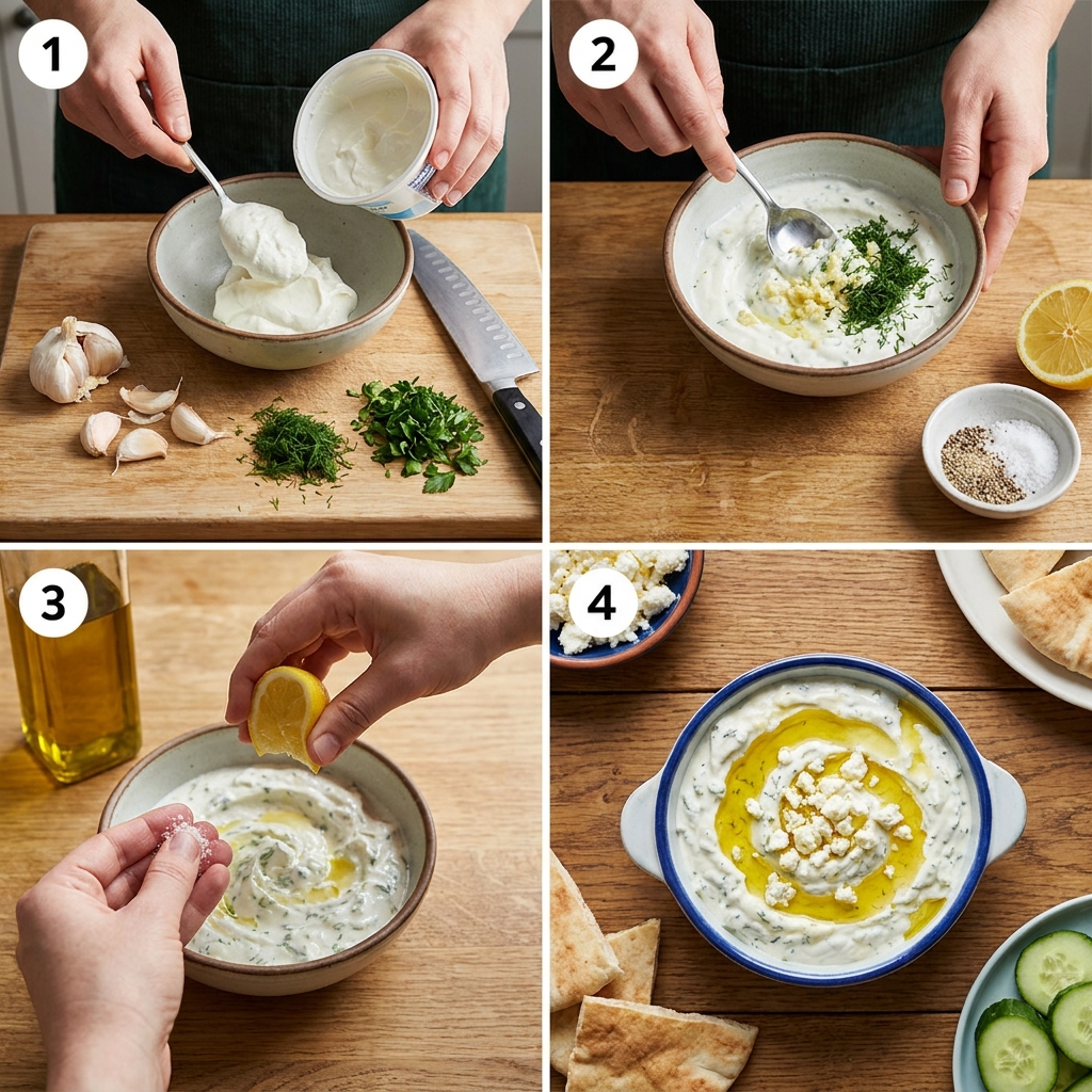 Savory Greek yogurt dip