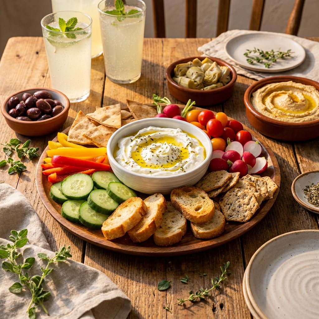 Savory Greek yogurt dip