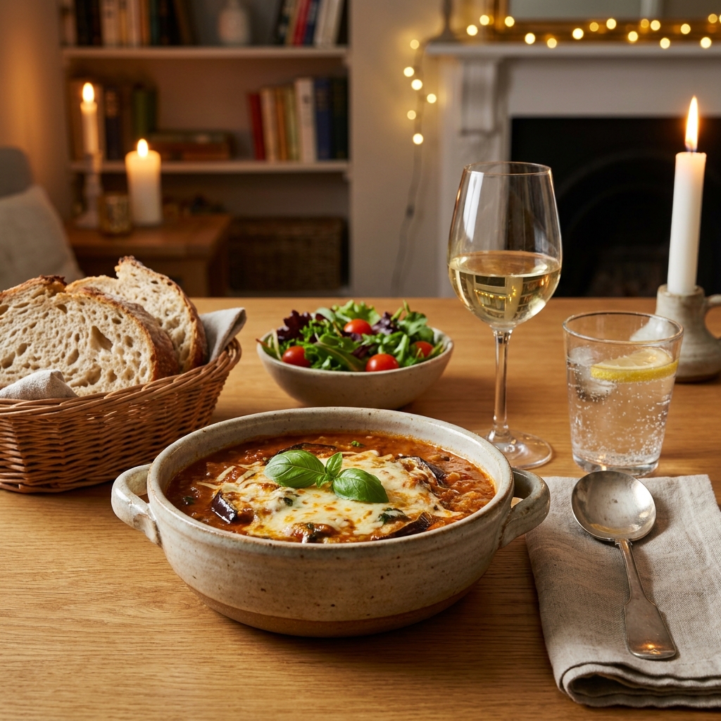 Eggplant parmesan soup recipe