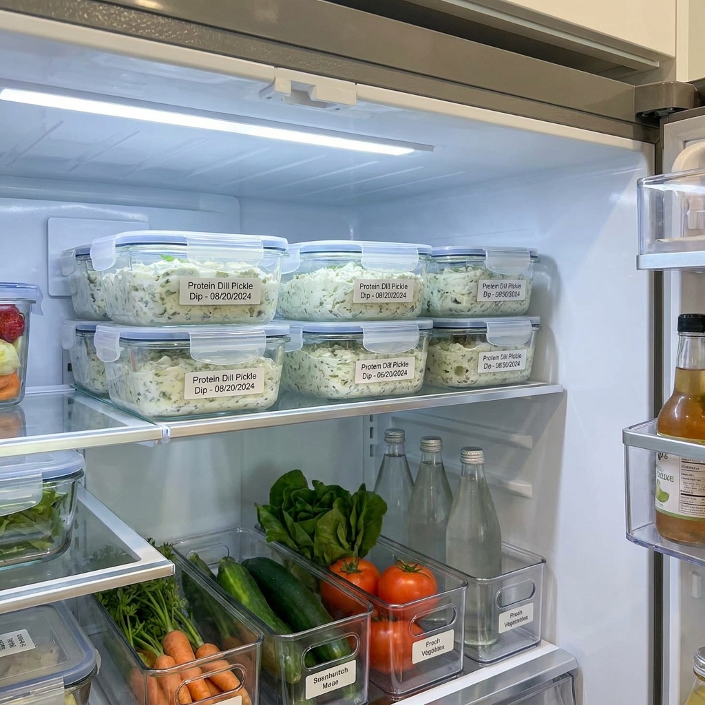 Protein Dill Pickle Dip