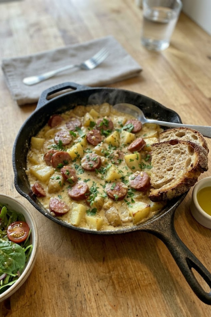 Creamy Sausage and Potato Skillet with Garlic Parmesan Quick Dinner Recipe (2026 Edition) 5 Untitled Design 4 29