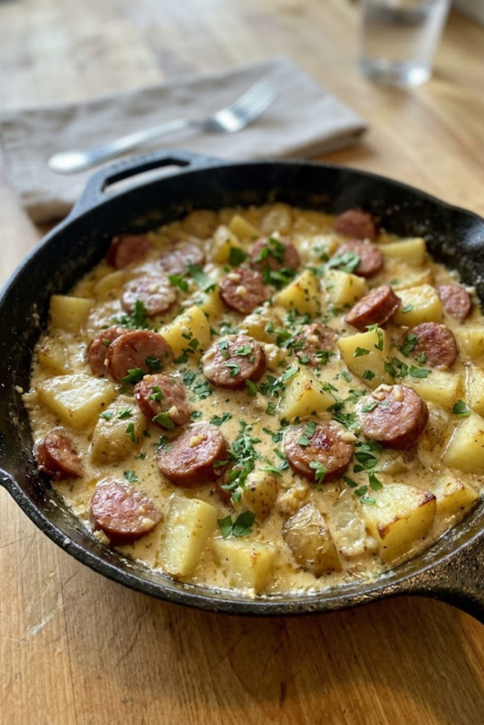 Creamy Sausage and Potato Skillet with Garlic Parmesan Quick Dinner Recipe (2026 Edition) 1 Untitled Design 44
