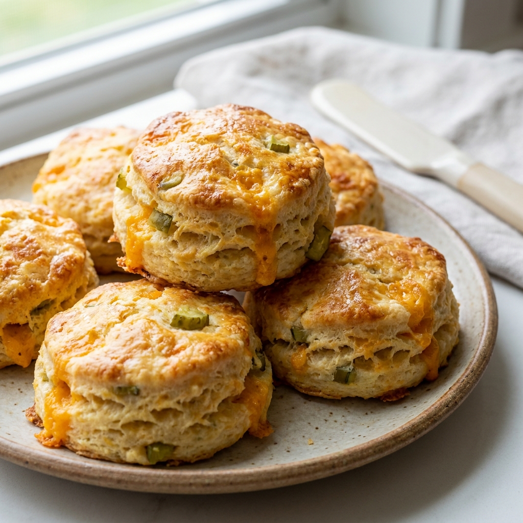 pickle cheese biscuits Recipe