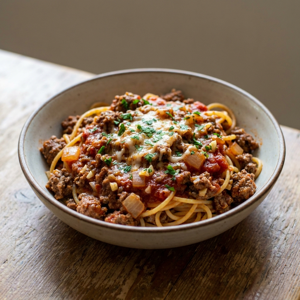 dirty spaghetti recipe