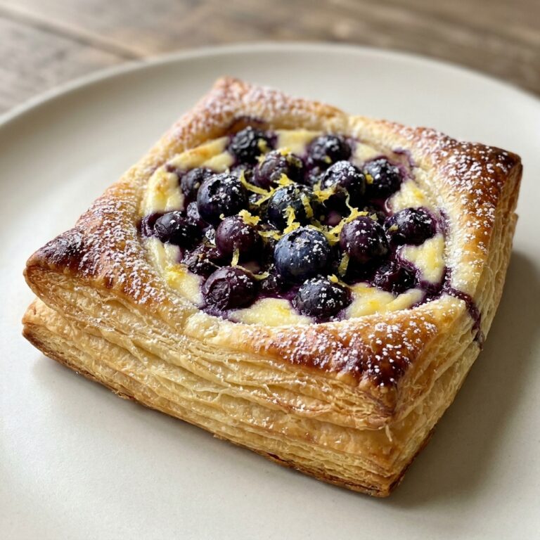 Blueberry Danish Tart Recipe