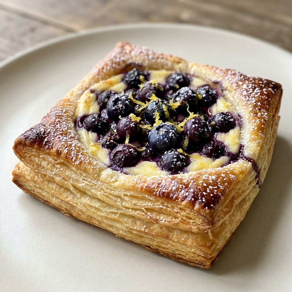 Blueberry Danish Tart Recipe