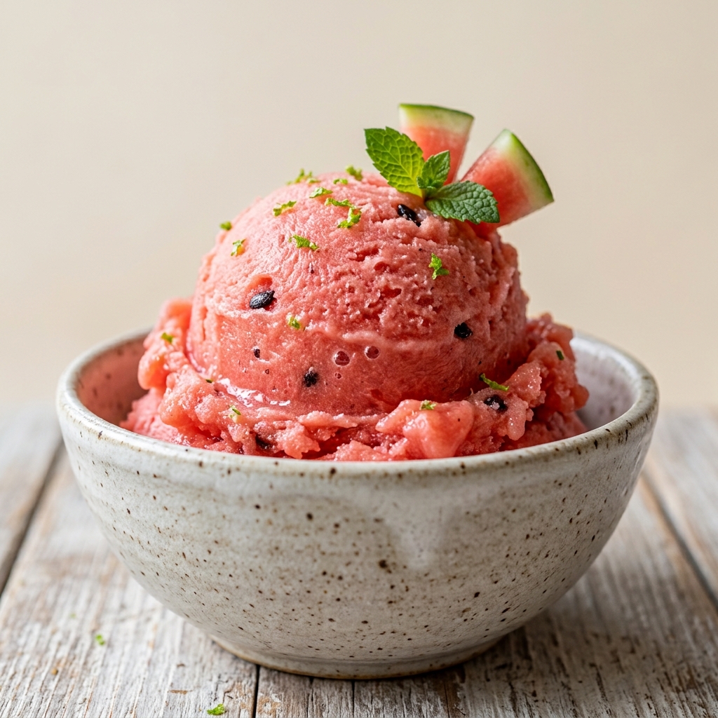 Viral Watermelon Ice Cream Recipe