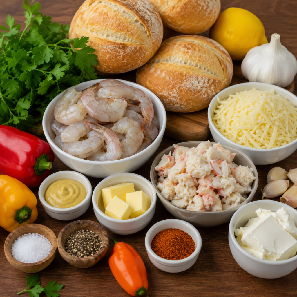 Crabby Shrimp Stuffed Garlic Bread Bombs Recipe: Crispy Seafood Appetizer 2026 13 crabby shrimp stuffed garlic bread bombs recipe