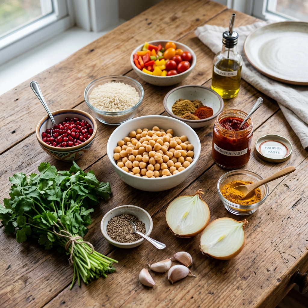 Harissa Chickpeas With Turmeric Rice Recipe 2026 13 Harissa Chickpeas With Turmeric Rice recipe