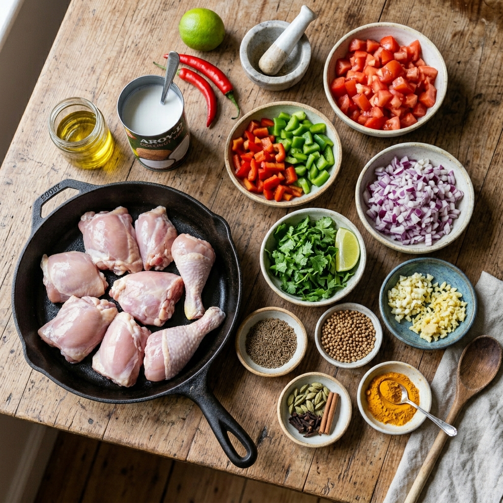 One-Pan Kuku Paka Recipe