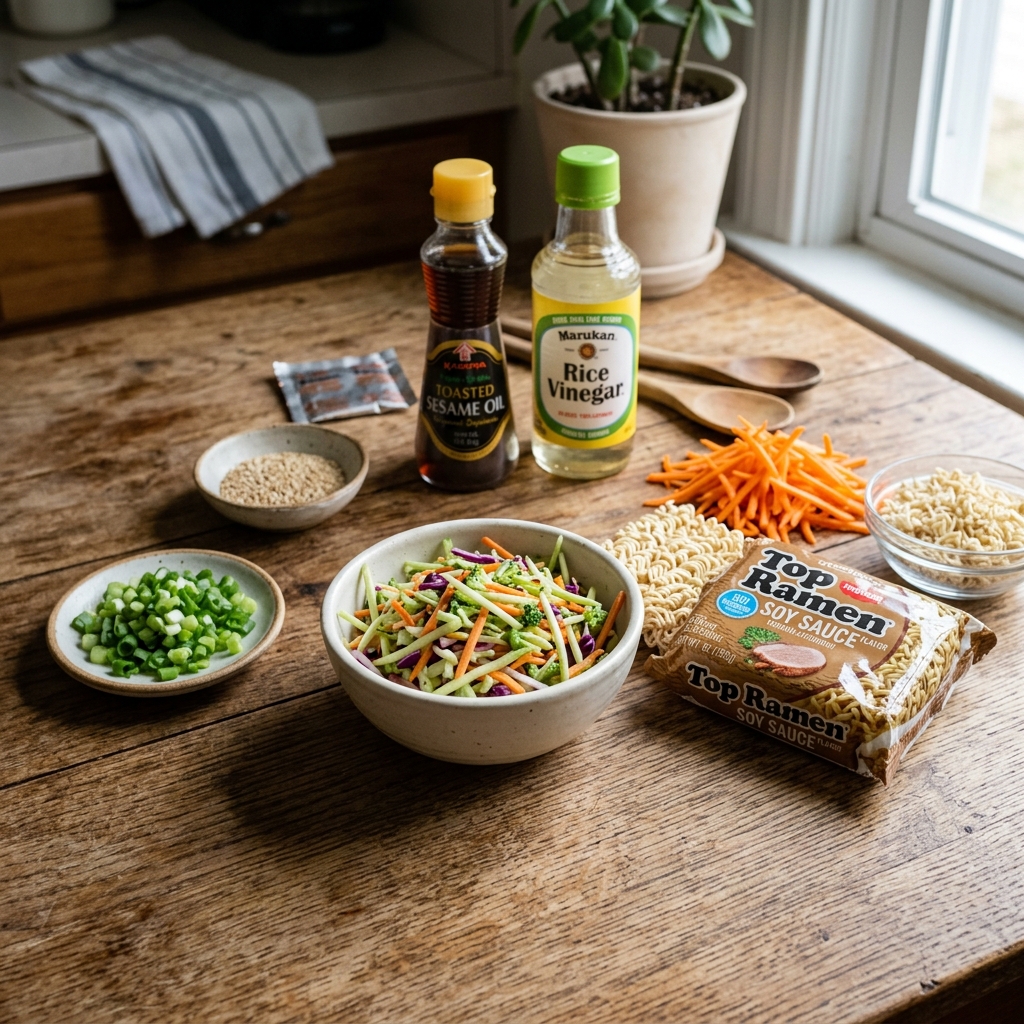 Crunchy Ramen Broccoli Slaw recipe