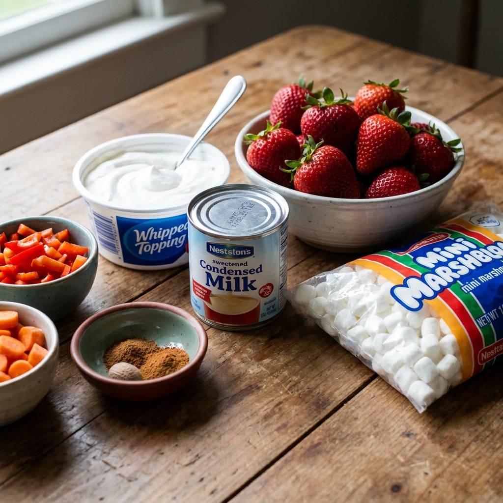 frozen strawberry fluff recipe