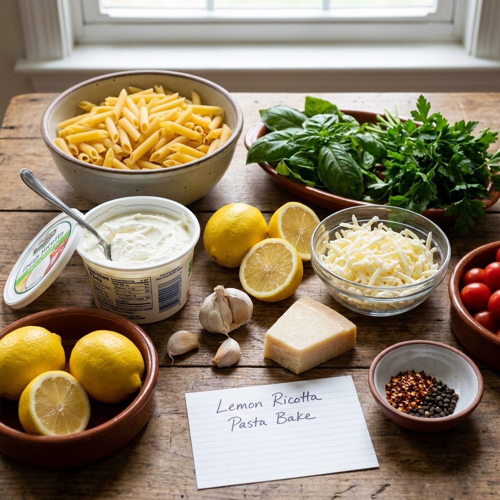 Lemon Ricotta Pasta Bake Recipe 2026 13 Lemon Ricotta Pasta Bake Recipe