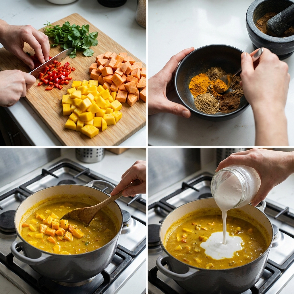 caribbean curry bowl homemade recipe