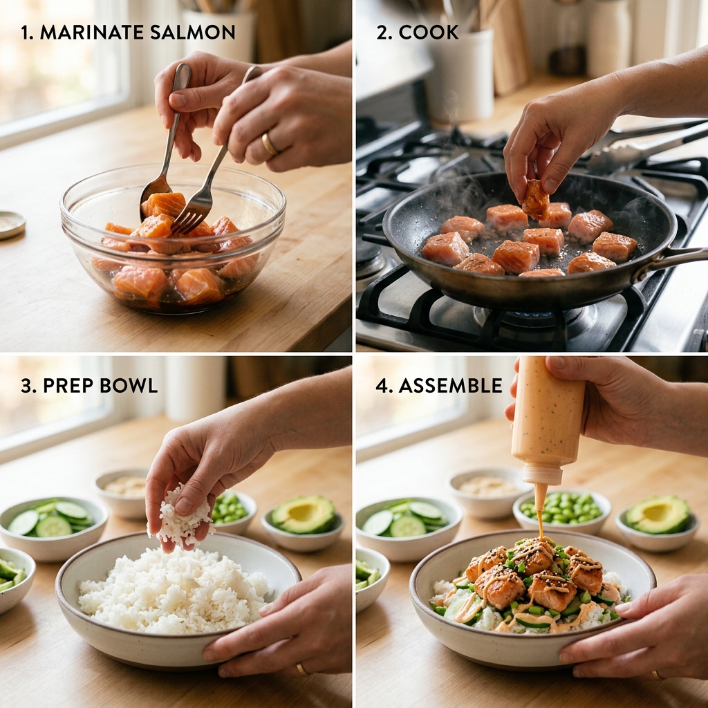 Lazy Girl Salmon Bowl Recipe: Easy Healthy Dinner 2026 14 Lazy Girl Salmon Bowl Recipe