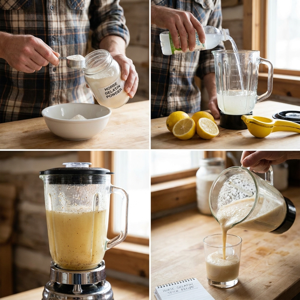 Horse Gelatin Trick Recipe for Men: The Ultimate Homemade Collagen Boost 2026 14 Horse gelatin trick recipe for men