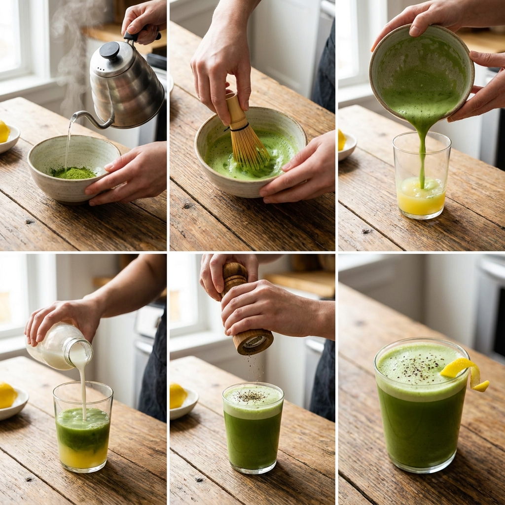 Lemon Pepper Matcha Recipe: A Zesty Green Tea Beverage Guide 2026 14 Lemon pepper matcha recipe