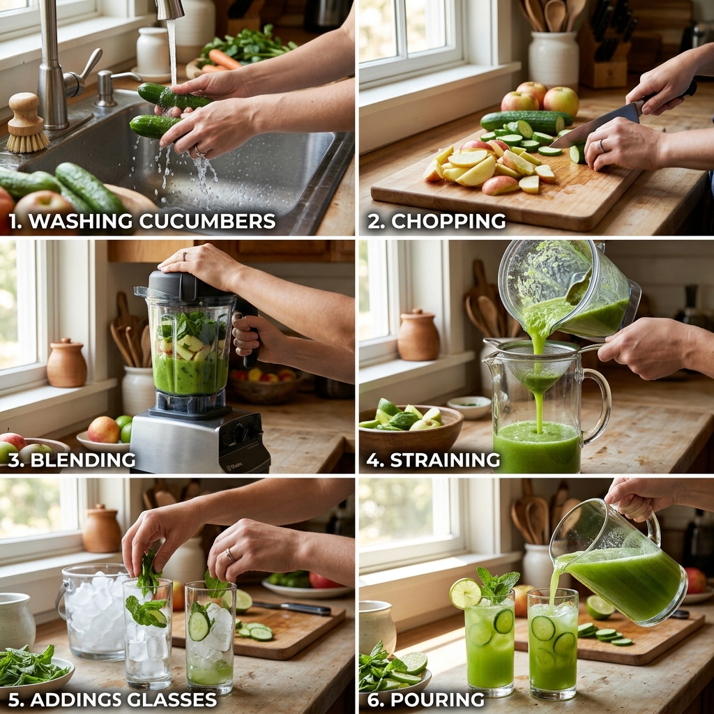 Cucumber-Apple Cooler Recipe: Fresh & Easy Homemade Drink 2026 14 Cucumber-Apple Cooler Recipe