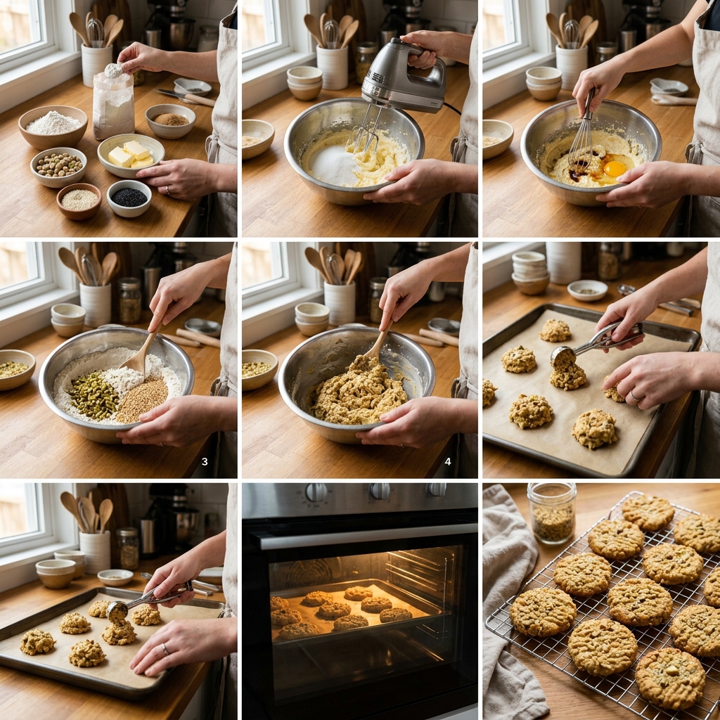 Sesame and Pistachio Butter Cookies Recipe: Homemade Nutty Delights 2026 14 Sesame and Pistachio Butter Cookies recipe