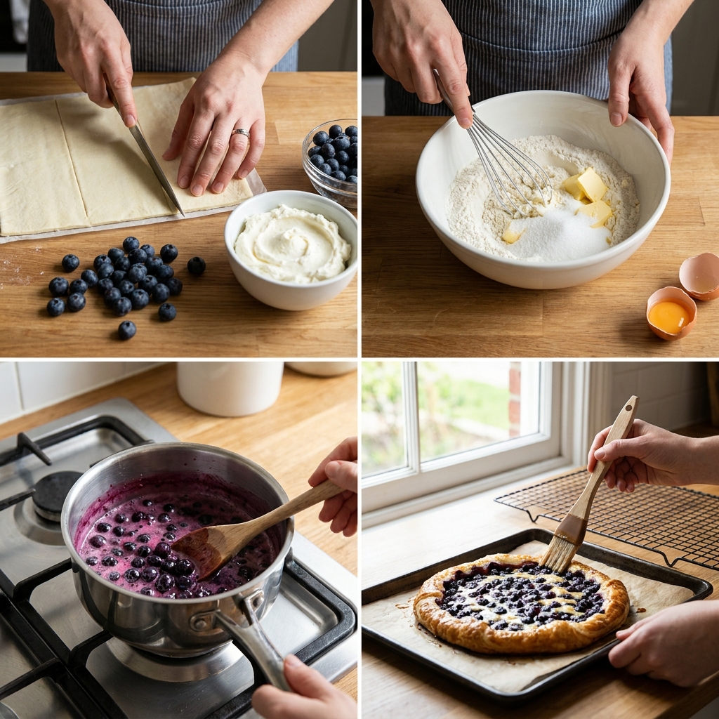 Blueberry Danish Tart Recipe