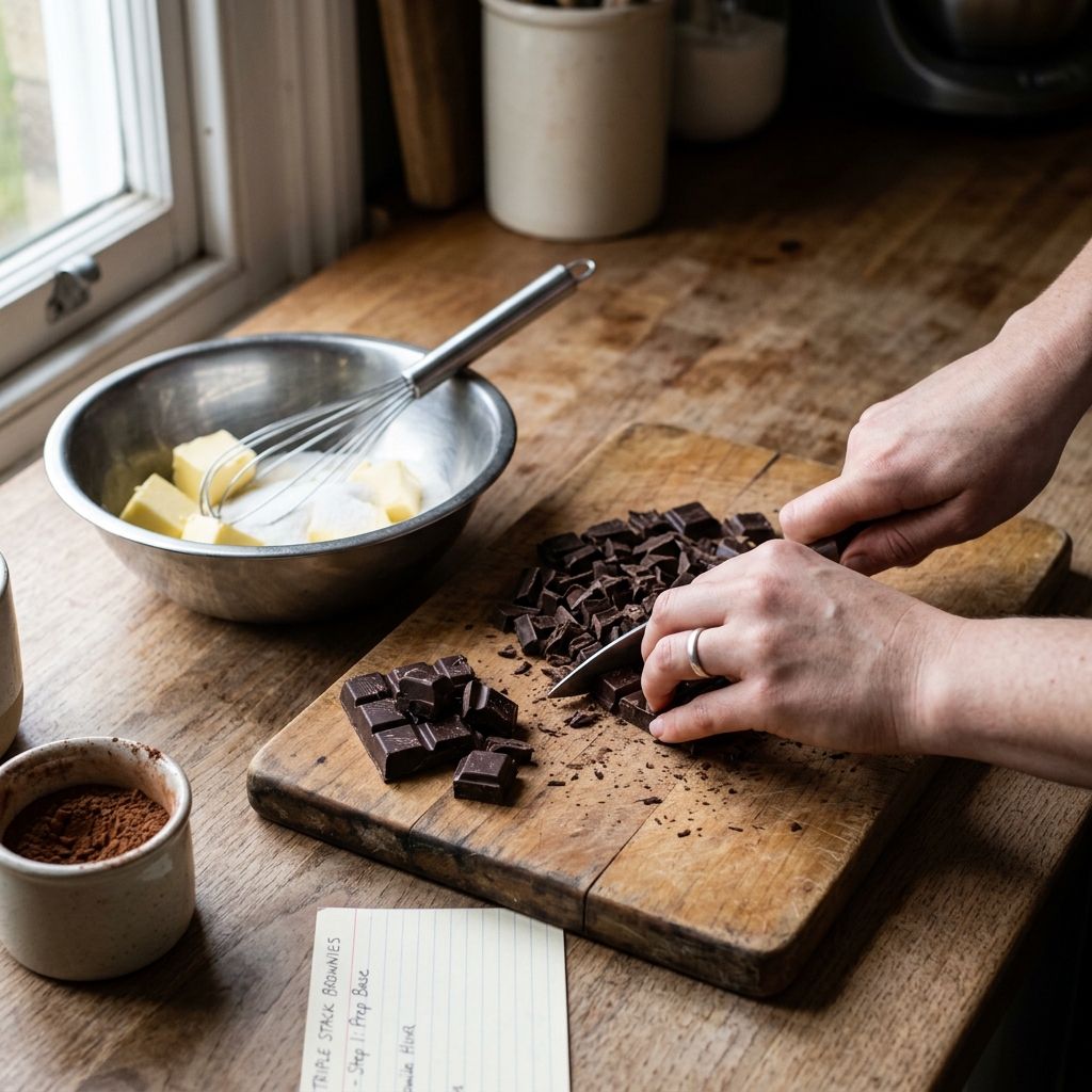 Triple Stack Brownies recipe