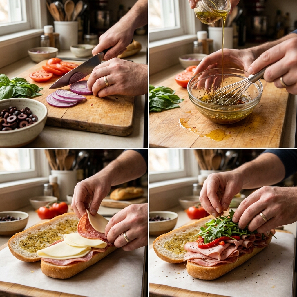 Italian Picnic Heroes Recipe