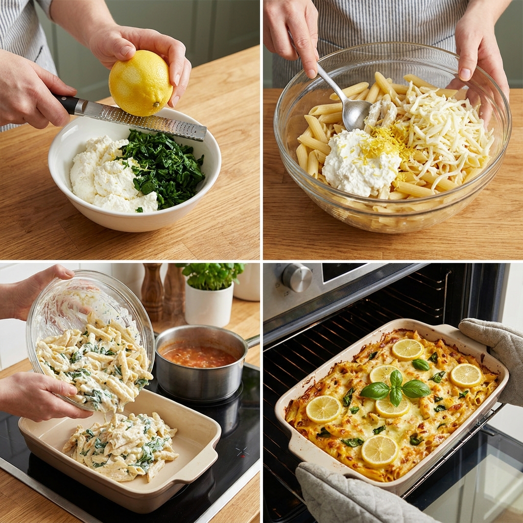 Lemon Ricotta Pasta Bake Recipe 2026 14 Lemon Ricotta Pasta Bake Recipe