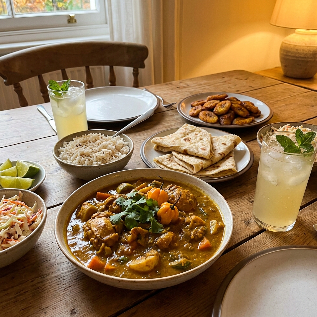 caribbean curry bowl homemade recipe