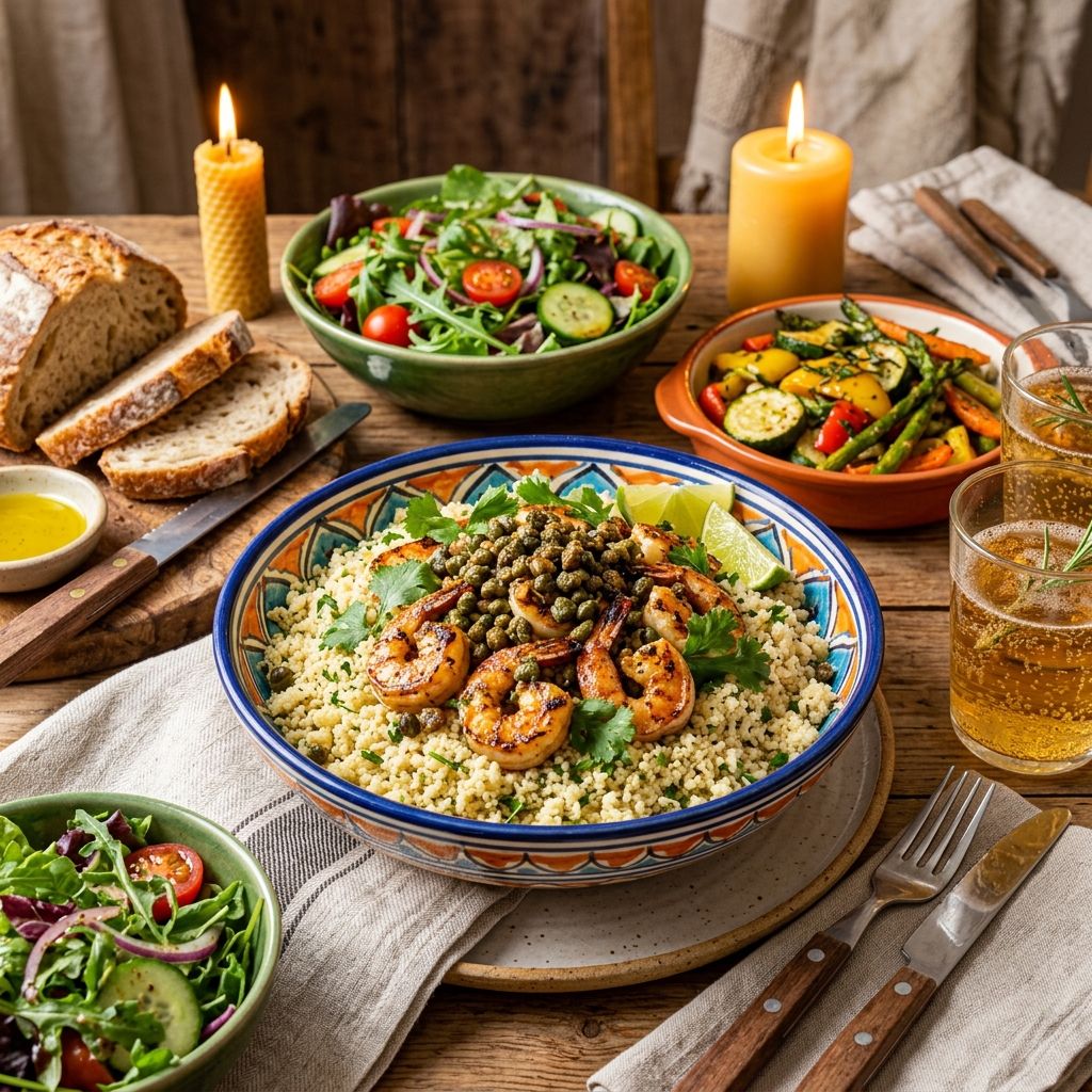 Mojo Shrimp With Couscous and Fried Capers Recipe 2026 15 Mojo Shrimp With Couscous and Fried Capers Recipe