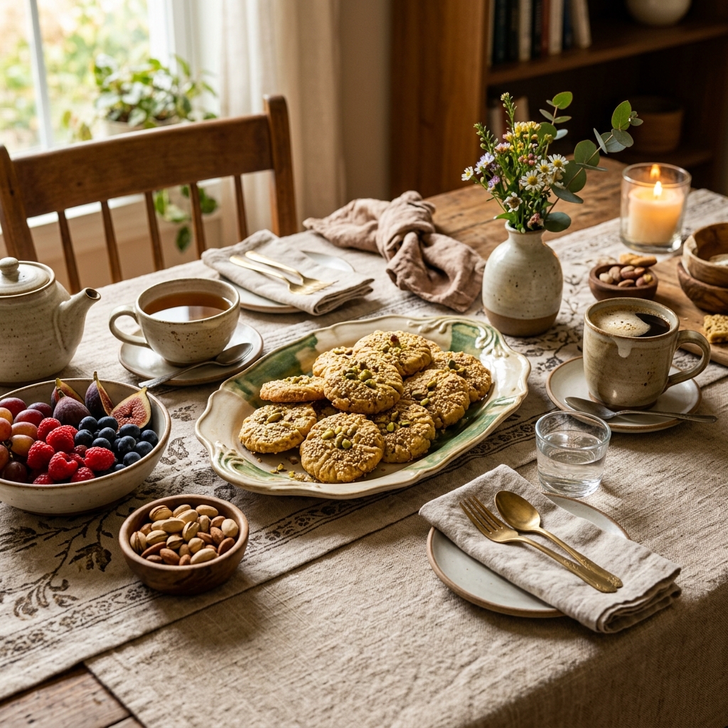 Sesame and Pistachio Butter Cookies Recipe: Homemade Nutty Delights 2026 15 Sesame and Pistachio Butter Cookies recipe
